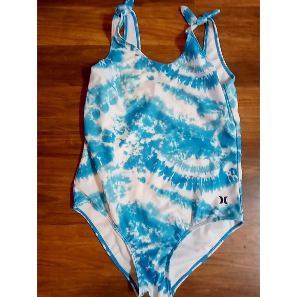 Hurley One Piece Swimsuit Juniors Xl 13-15 Years Summer Beachy Vacation Tiedye - Picture 1 of 10